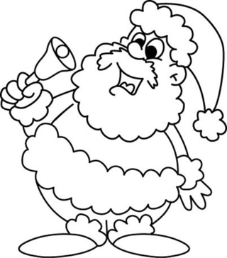 Santa Claus 38 - Holiday coloring pages - Coloriages - 10doigts.fr