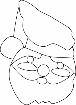 Santa Claus 44 - Holiday coloring pages - Coloriages - 10doigts.fr