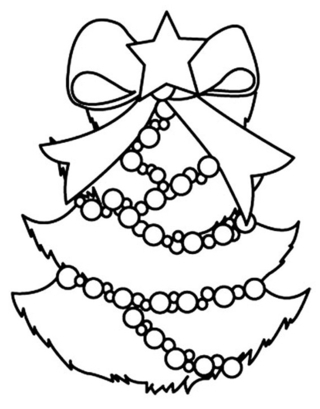 Tree 02 - Holiday coloring pages - Coloriages - 10doigts.fr