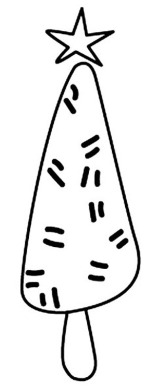 Tree 09 - Holiday coloring pages - Coloriages - 10doigts.fr