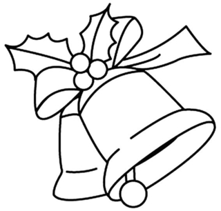 Bells 01 - Holiday coloring pages - Coloriages - 10doigts.fr