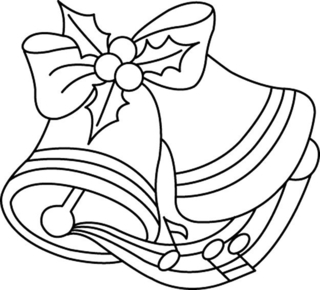Bells 03 - Holiday coloring pages - Coloriages - 10doigts.fr