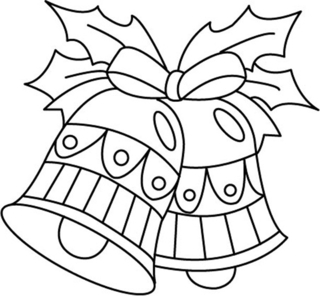 Bells 04 - Holiday coloring pages - Coloriages - 10doigts.fr