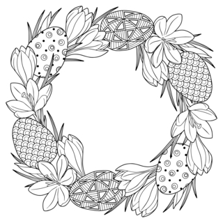 Crown 01 - Holiday coloring pages - Coloriages - 10doigts.fr