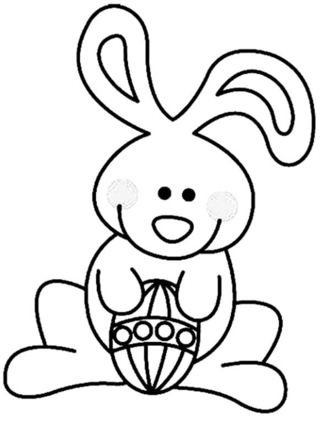 Rabbit 22 - Holiday coloring pages - Coloriages - 10doigts.fr
