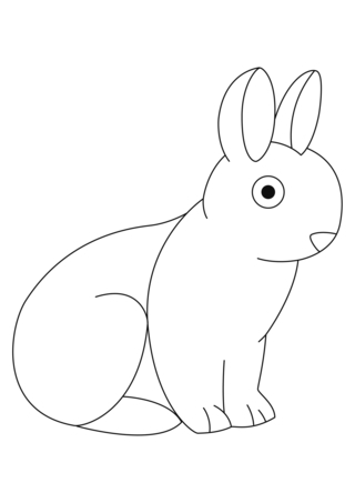 Rabbit 47 - Holiday coloring pages - Coloriages - 10doigts.fr
