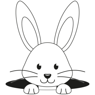 Rabbit 52 - Holiday coloring pages - Coloriages - 10doigts.fr