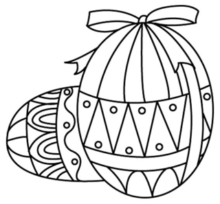 Eggs 01 - Holiday coloring pages - Coloriages - 10doigts.fr