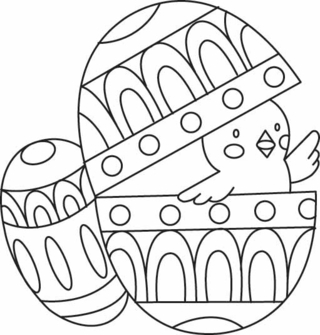 Eggs 02 - Holiday coloring pages - Coloriages - 10doigts.fr