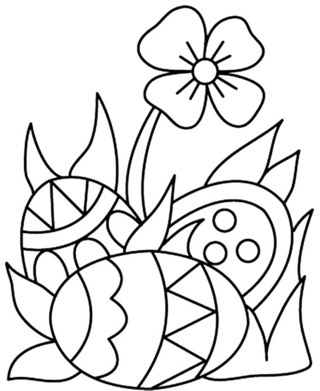 Eggs 06 - Holiday coloring pages - Coloriages - 10doigts.fr