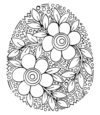 100 eggs - Holiday coloring pages - Coloriages - 10doigts.fr