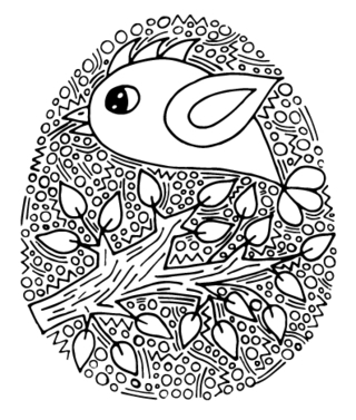 Eggs 101 - Holiday coloring pages - Coloriages - 10doigts.fr