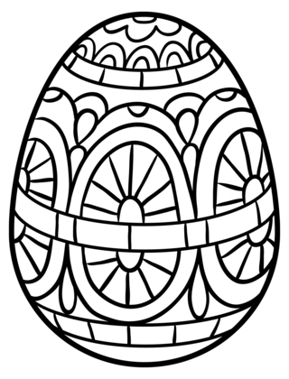 Eggs 103 - Holiday coloring pages - Coloriages - 10doigts.fr