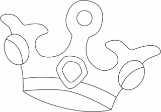 Crown 02 - Fantastic coloring pages - Coloriages - 10doigts.fr
