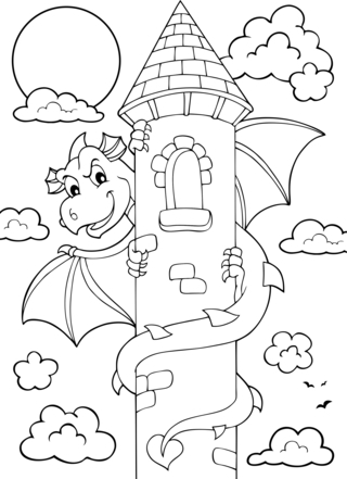 Fantastic09 - Fantastic coloring pages - Coloriages - 10doigts.fr