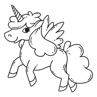 Unicorn5 - Fantastic coloring pages - Coloriages - 10doigts.fr