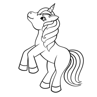 Unicorn7 - Fantastic coloring pages - Coloriages - 10doigts.fr