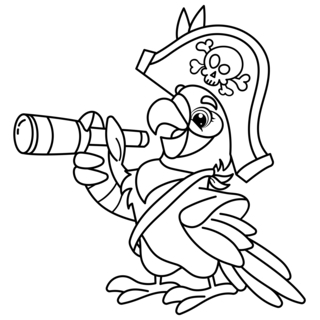 Pirate10 - Fantastic coloring pages - Coloriages - 10doigts.fr
