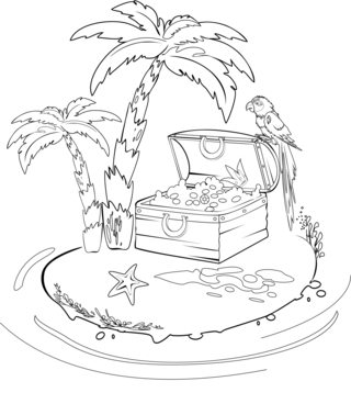 Pirate2 - Fantastic coloring pages - Coloriages - 10doigts.fr