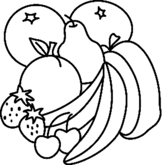 Fruits 03 - Coloring pages of flowers, fruits, and vegetables - Coloring book - 10doigts.com