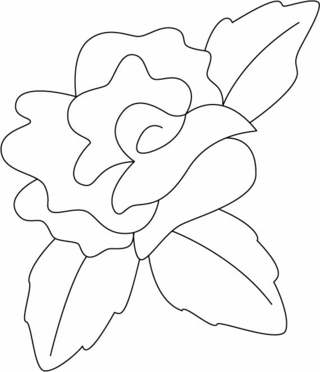 Pink 03 - Coloring pages of flowers, fruits, and vegetables - Coloring book - 10doigts.com