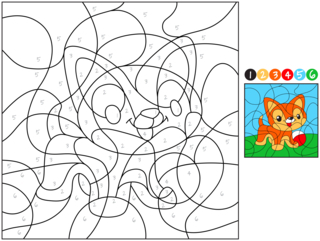 Magic Coloring10 - Coloring games - Coloriages - 10doigts.fr