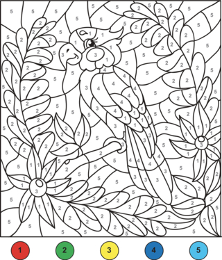 Magic Coloring 4 - Coloring games - Coloriages - 10doigts.fr