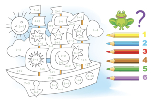 Magic Coloring 5 - Coloring games - Coloriages - 10doigts.fr
