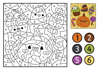 Halloween56 - Coloring games - Coloriages - 10doigts.fr