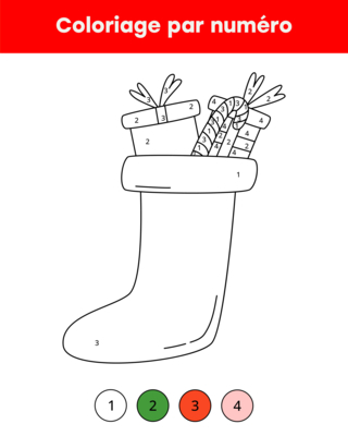 Christmas 75 - Coloring games - Coloriages - 10doigts.fr
