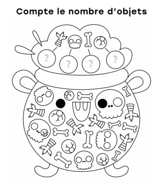 Halloween 99 - Coloring games - Coloriages - 10doigts.fr