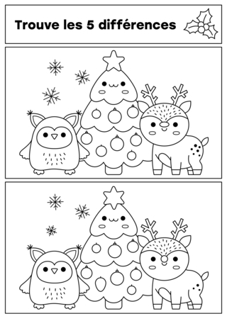 Christmas 73 - Coloring games - Coloriages - 10doigts.fr