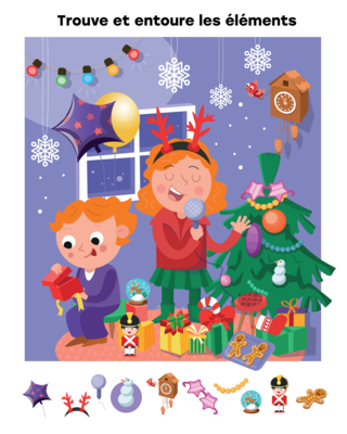Christmas 77 - Coloring games - Coloriages - 10doigts.fr