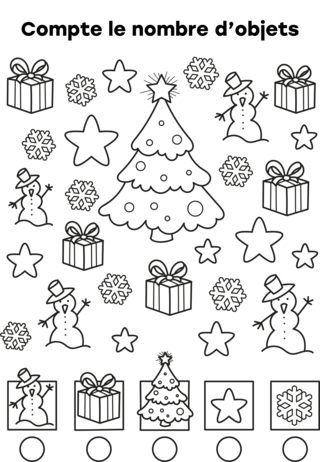 Christmas 80 - Coloring games - Coloriages - 10doigts.fr
