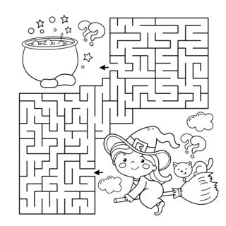 Halloween 96 - Coloring games - Coloriages - 10doigts.fr