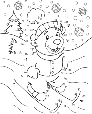 Christmas 81 - Coloring games - Coloriages - 10doigts.fr