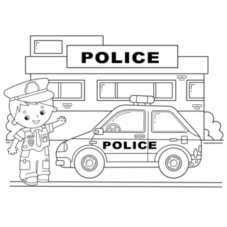 Job10 - Occupation coloring pages - Coloring book - 10doigts.com