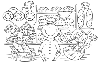 Job11 - Occupation coloring pages - Coloring book - 10doigts.com