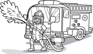 Job15 - Occupation coloring pages - Coloring book - 10doigts.com