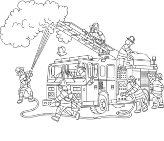 Job20 - Occupation coloring pages - Coloring book - 10doigts.com