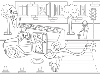 Occupation5 - Occupation coloring pages - Coloring book - 10doigts.com
