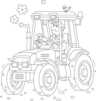 Job7 - Occupation coloring pages - Coloring book - 10doigts.com