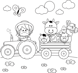 Job8 - Occupation coloring pages - Coloring book - 10doigts.com
