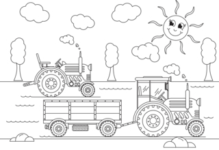 Job9 - Occupation coloring pages - Coloring book - 10doigts.com