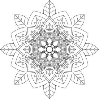 Mandala14 - Mandala coloring pages - Coloring book - 10doigts.com