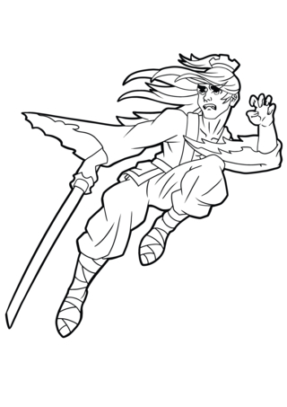 Manga 7 - Manga coloring pages - Coloring book - 10doigts.com