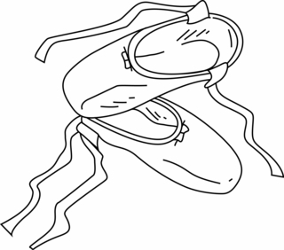 Sport ballerinas 01 - Olympic Games Sports Coloring Pages - Coloring book - 10doigts.com