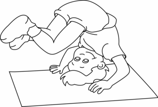 Gymnast sport 01 - Olympic Games Sports Coloring Pages - Coloring book - 10doigts.com