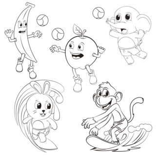 Sport28 - Olympic Games Sports Coloring Pages - Coloring book - 10doigts.com