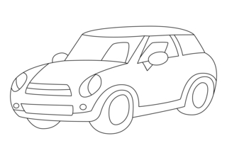 Auto 10 - Coloreables de vehículos - Coloreables - 10doigts.com